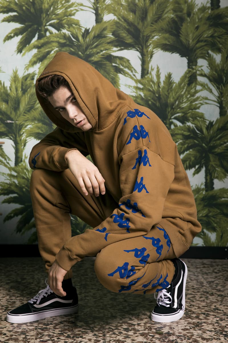 Danilo Paura Kappa Fall Winter 2018 Collection Lookbook sweater jacket t shirt jeans blazer branding logo Clothing