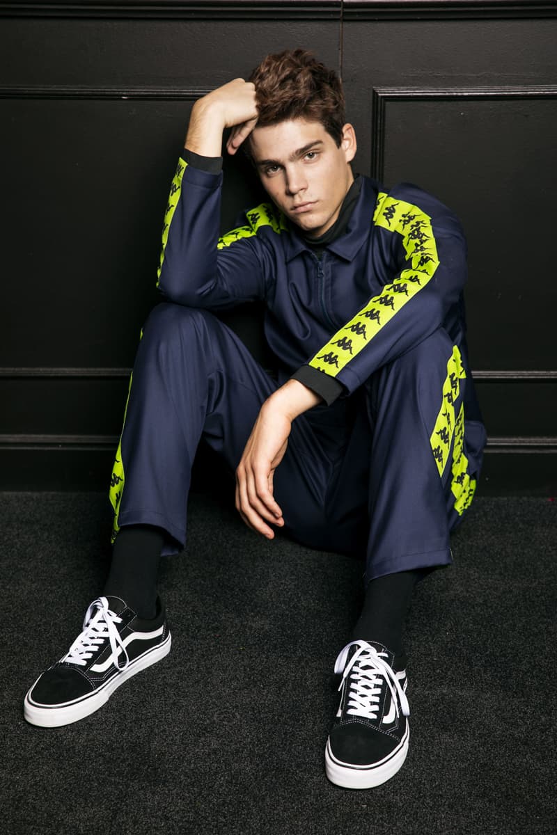 Danilo Paura Kappa Fall Winter 2018 Collection Lookbook sweater jacket t shirt jeans blazer branding logo Clothing