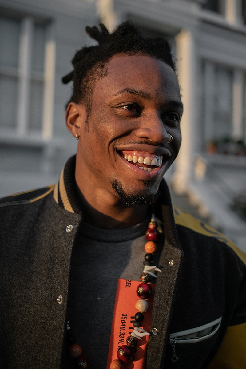 Denzel Curry Streetsnaps London Music Artist Junya Watanabe x The North Face COMME des GARÇONS Jacket Nike TN's