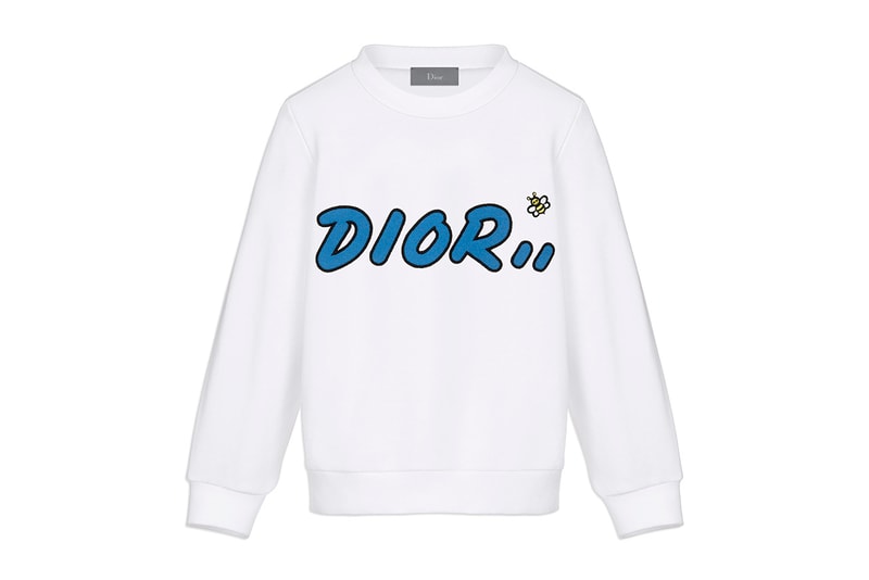 dior boy capsule collection kids children bear accessory logo print jacquard 