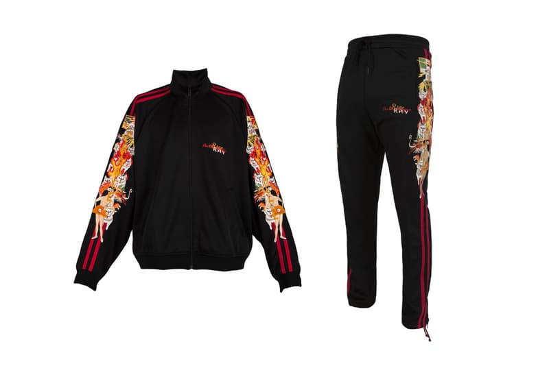 Doublet Chaos Embroidery Tracksuit Giveaway black jacket pants trouser