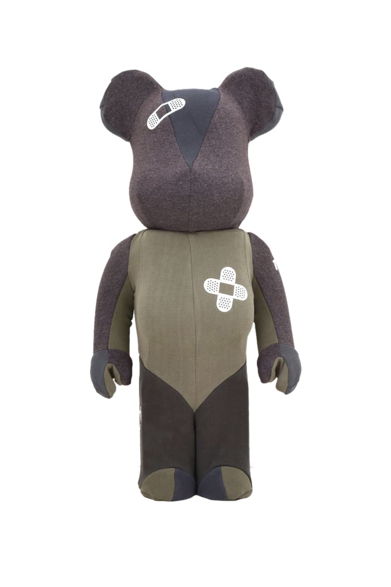 dr romanelli bearbrick medicom toy collaboration collection patchwork 1000 size usagi capsule jacket pullover outerwear shirt print december 29 2018 plus omotesando tokyo japan release date info buy 250,000 yen jaoan