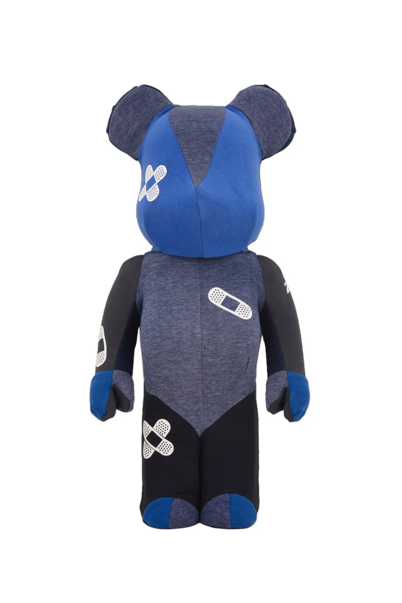 dr romanelli bearbrick medicom toy collaboration collection patchwork 1000 size usagi capsule jacket pullover outerwear shirt print december 29 2018 plus omotesando tokyo japan release date info buy 250,000 yen jaoan