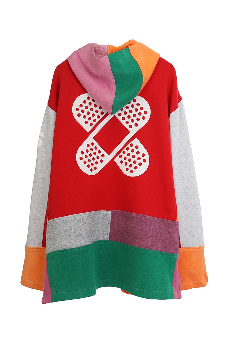 dr romanelli bearbrick medicom toy collaboration collection patchwork 1000 size usagi capsule jacket pullover outerwear shirt print december 29 2018 plus omotesando tokyo japan release date info buy 250,000 yen jaoan