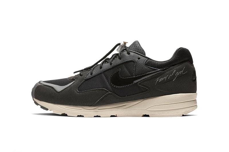 fear of god nike air skylon 2 black clean look 2019 jerry lorenzo footwear nike sportswear white background product shots photos