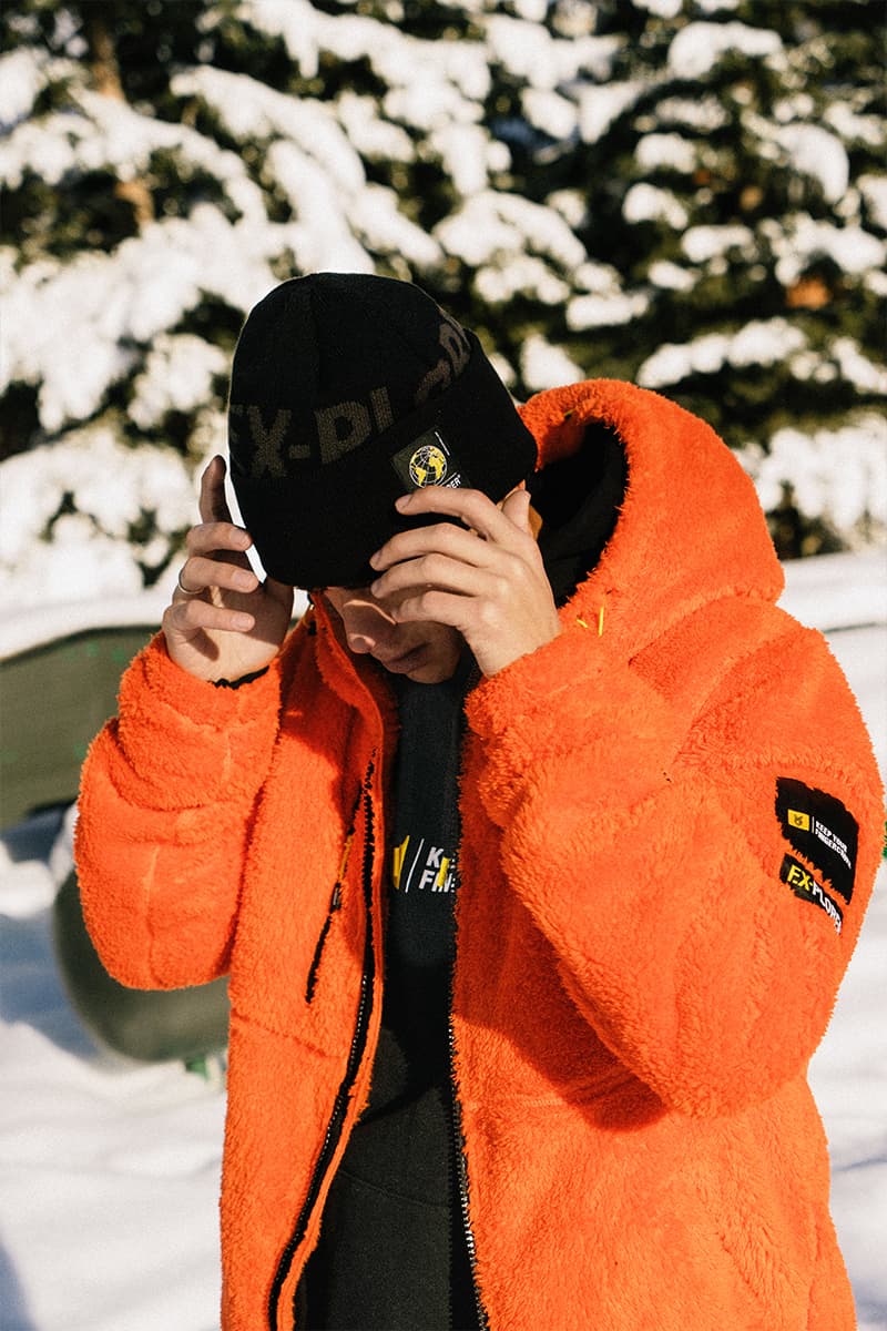 fingercroxx "F.X- Explorer" Collection Lookbook winter 2018 snowboarding
