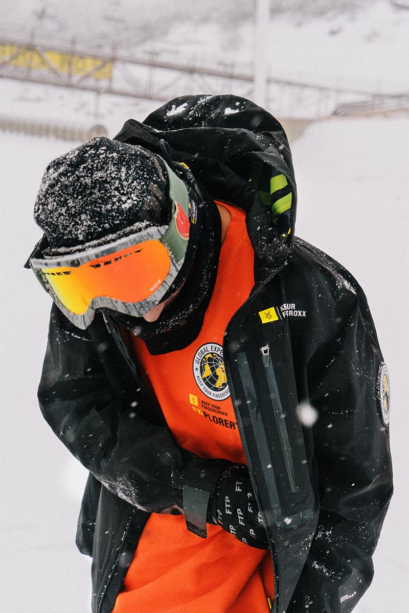 fingercroxx "F.X- Explorer" Collection Lookbook winter 2018 snowboarding