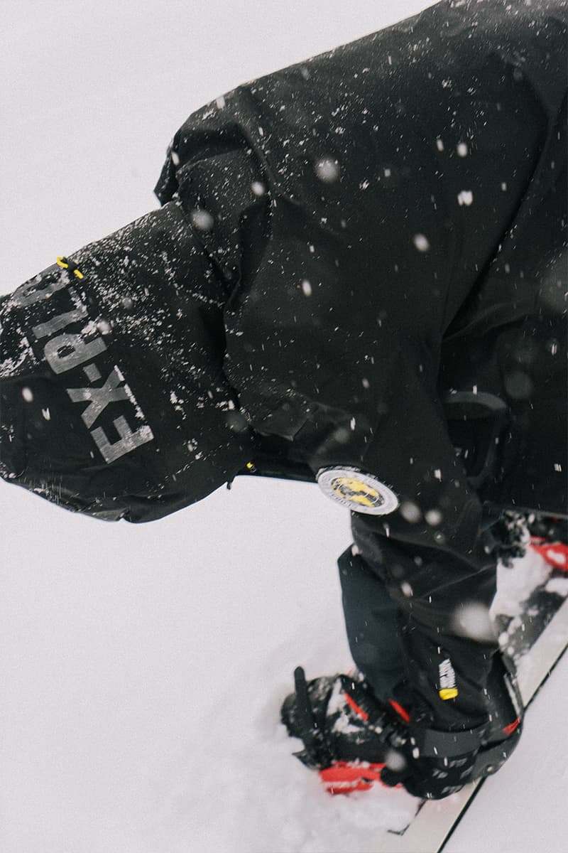 fingercroxx "F.X- Explorer" Collection Lookbook winter 2018 snowboarding