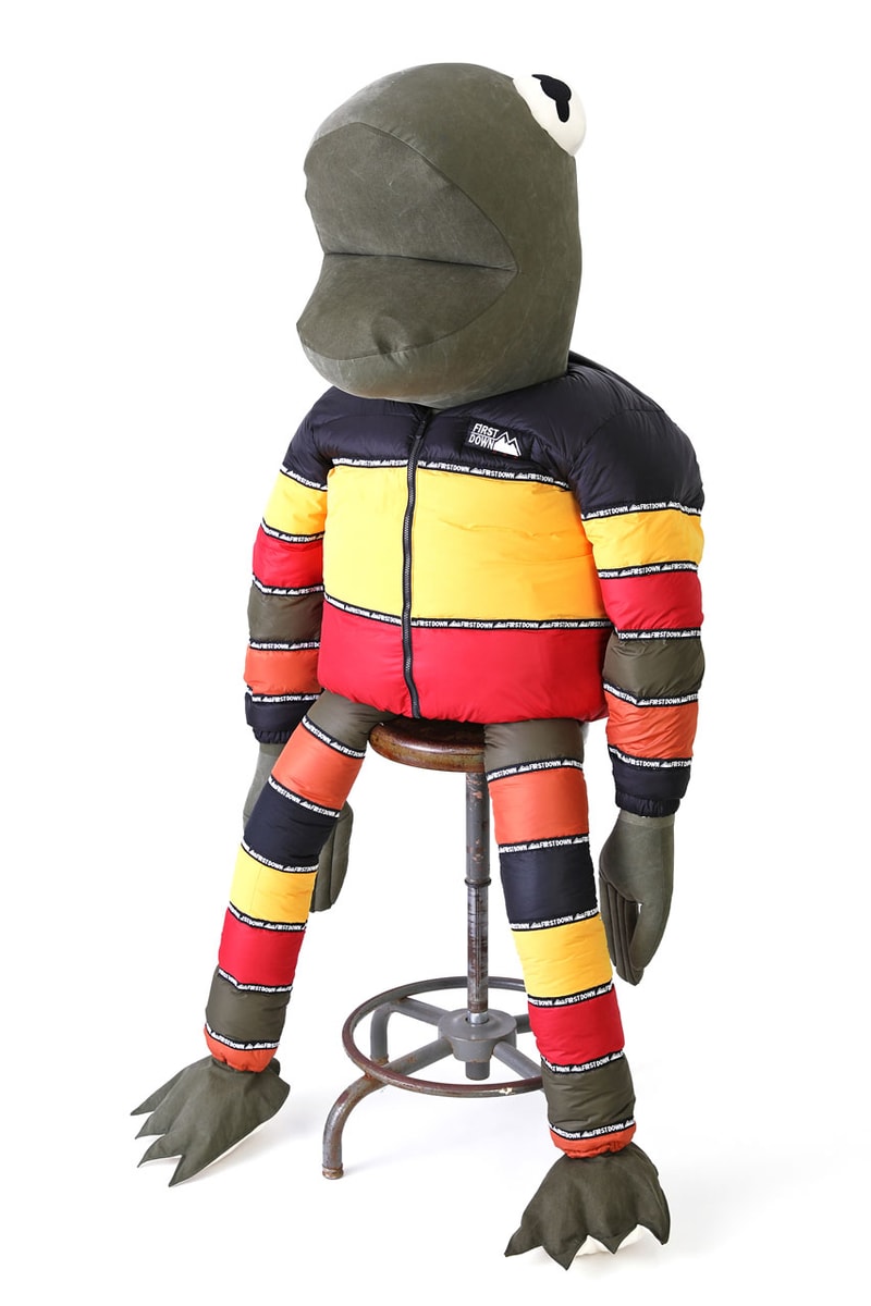 first down readymade frogman collectible figure 5 feet tall jacket vintage remake one off custom exclusive open studio annex FREAK'S STORE poggy the man