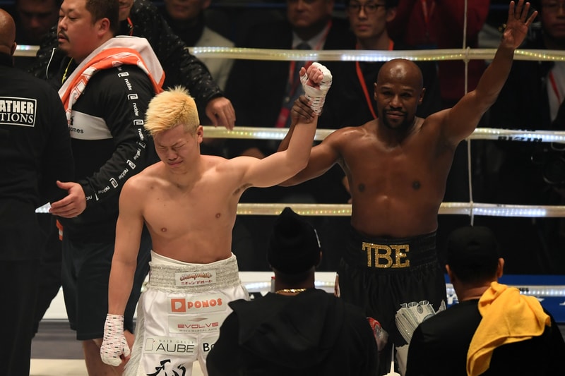 Floyd Mayweather jr Tenshin Nasukawa Knocked out Tokyo Japan Boxing Kickboxing exhibition tbe 