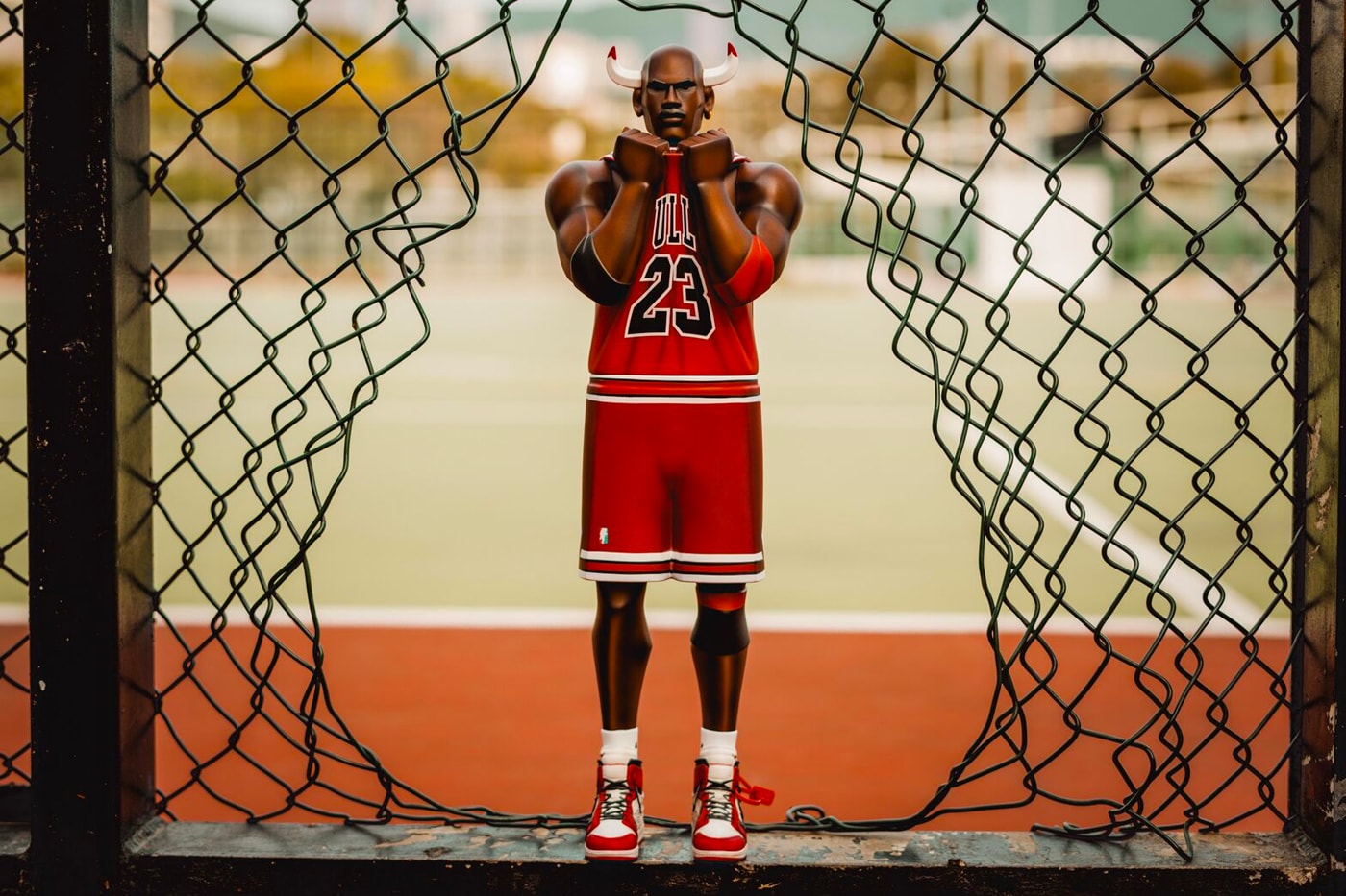 Fools Paradise XL THREE KINg TWO THREE Michael Jordan Figure Vinyl Toy Hong Kong bull bulls chicago virgil abloh ike air 1 the ten