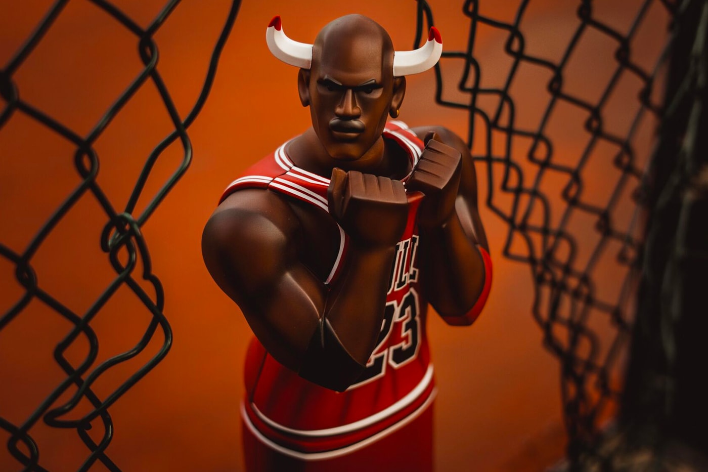 Fools Paradise XL THREE KINg TWO THREE Michael Jordan Figure Vinyl Toy Hong Kong bull bulls chicago virgil abloh ike air 1 the ten