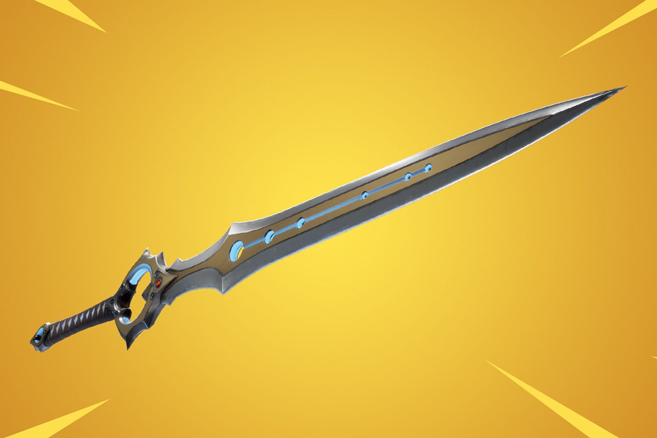 Fortnite "Infinity Blade" Sword Weapon Details Gaming Consoles Video Games Battle Royale Skins Emotes Epic Games First Sword Entertainment