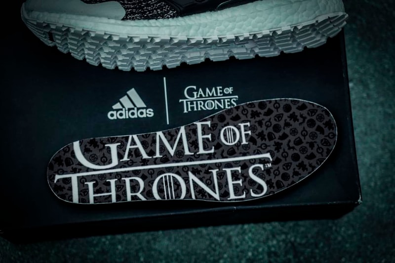 'Game of Thrones' x adidas UltraBOOST "Night's Watch" first look release got hbo jon snow