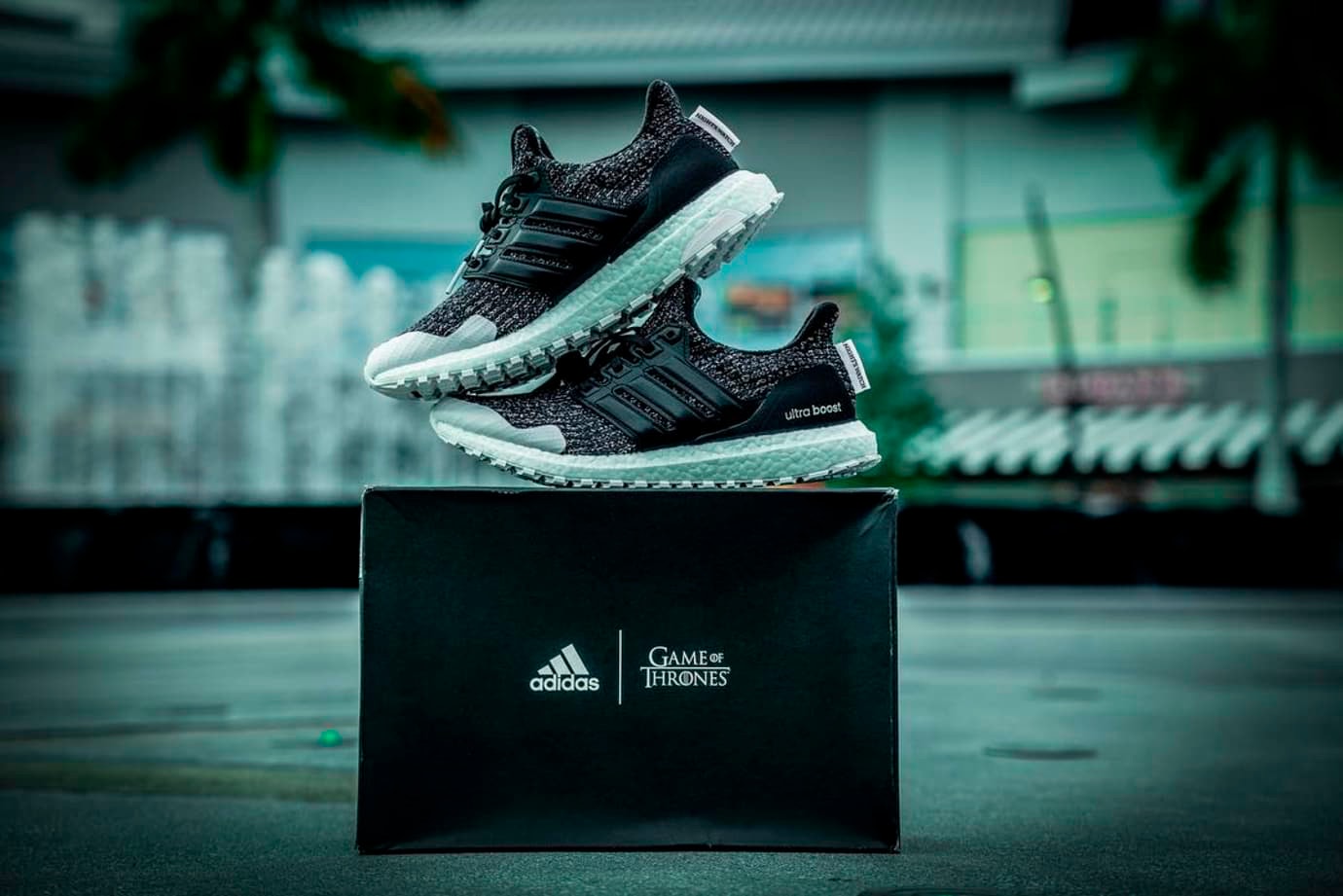 'Game of Thrones' x adidas UltraBOOST "Night's Watch" first look release got hbo jon snow