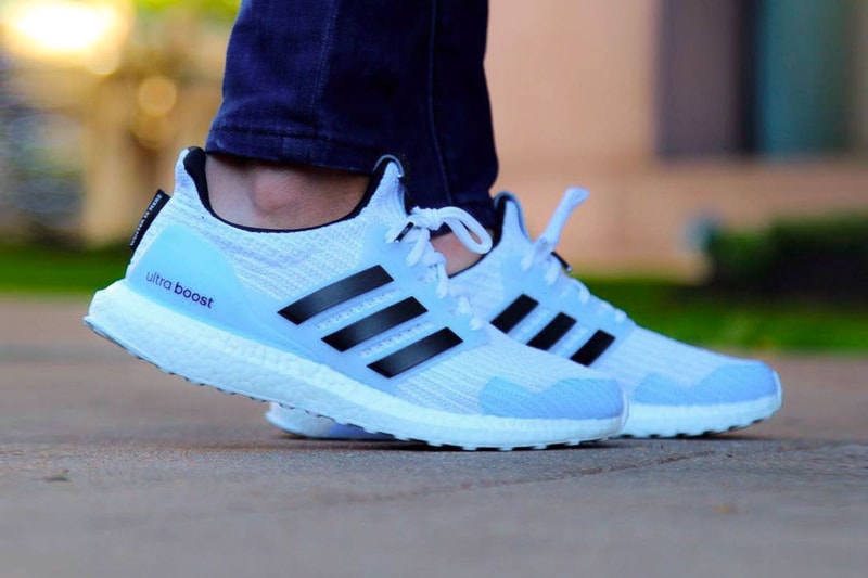 Game of Thrones x adidas UltraBOOST White Walkers got hbo jon snow three stripes