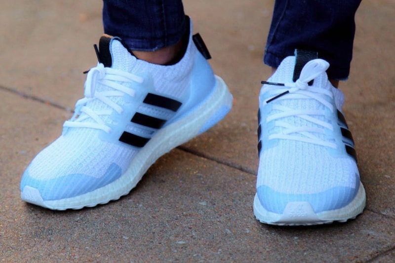 Game of Thrones x adidas UltraBOOST White Walkers got hbo jon snow three stripes