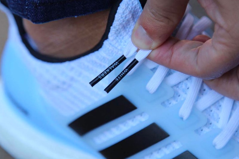 Game of Thrones x adidas UltraBOOST White Walkers got hbo jon snow three stripes