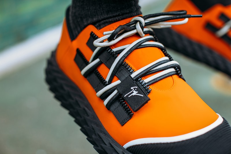 Giuseppe Zanotti Urchin Sneaker Release 2018 Vivid Orange
