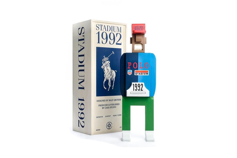Grotesk x Case Studyo Stadium 1992 Sculpture Release figures toys collectibles polo RRL Ralph Lauren wooden figure 