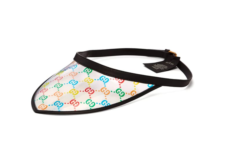 Gucci Releases a Multicolor GG Print Leather Visor