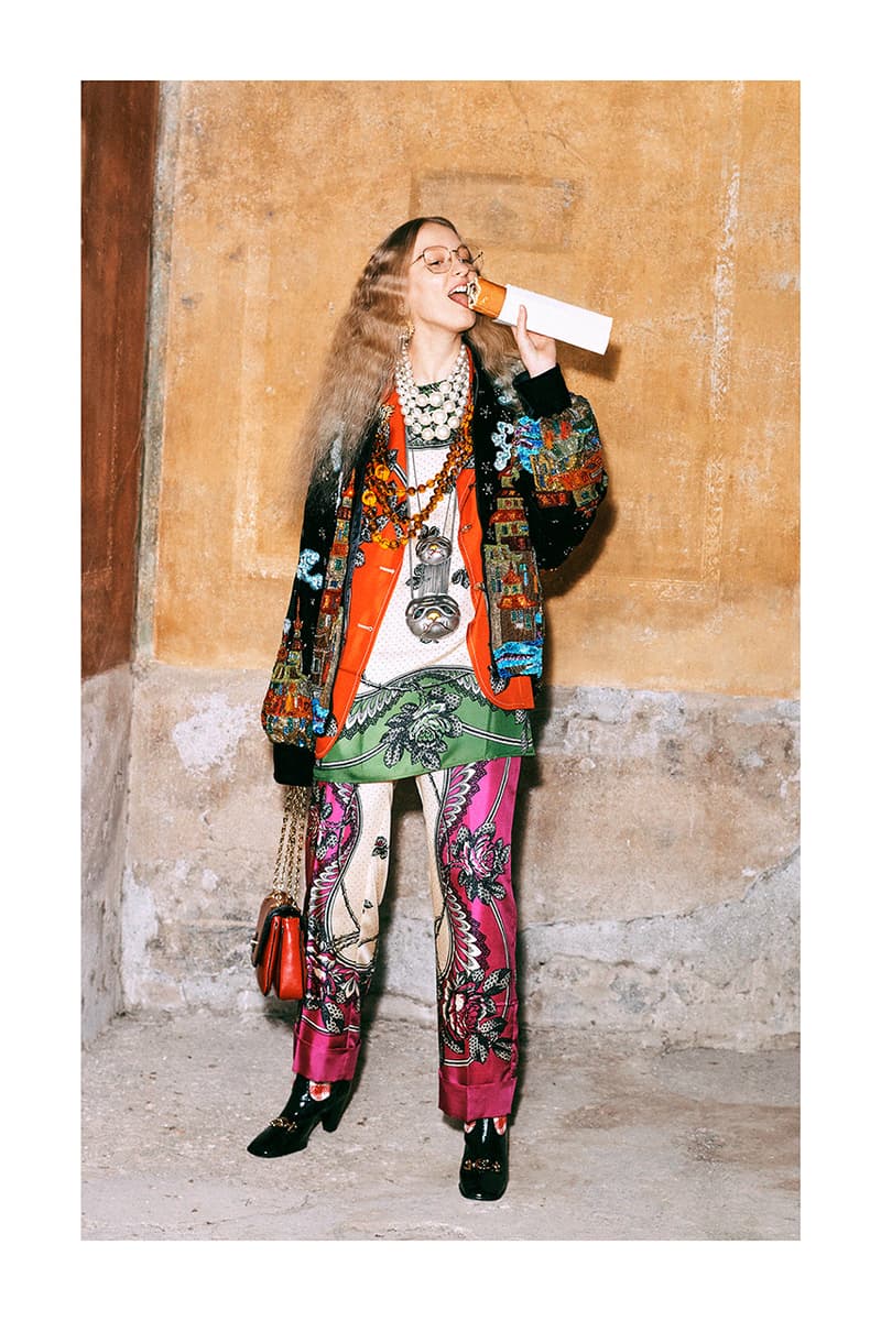 gucci pre fall 2019 collection lookbook harmony korine shot rome womenswear