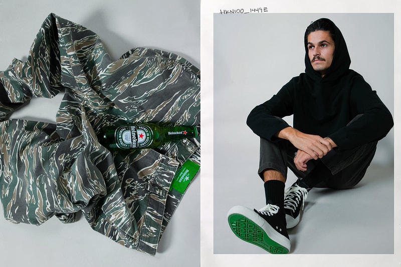 Heineken Union "Green Collar" Capsule Collaboration collection drop release date info buy 100 los angeles la pro keds sneaker december 1 2018 beer