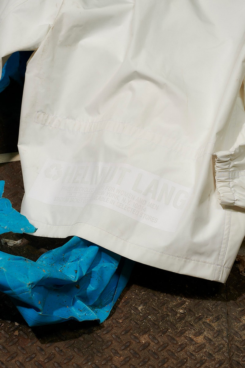 Parley for the oceans Helmut Lang Unisex Jacket Collaboration recycle upcycle jacket collection collaboration black white colorways december 19 2018 release date drop info