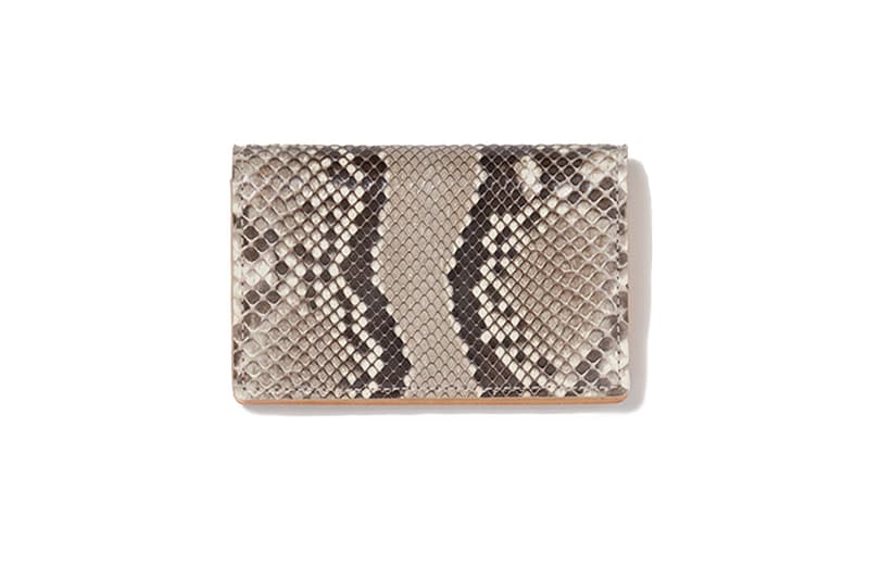 Hender Scheme Python Leather Shoes Accessories wallet zipper purse long short square january 3 2019 sukima store release date info mills footwear pattern