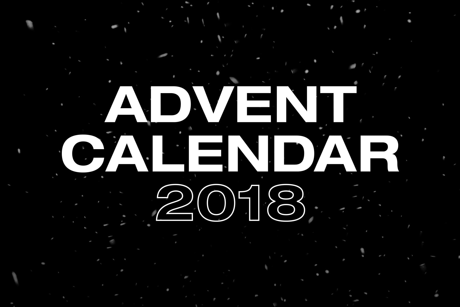 Advent Calendar 2018: Official Prize Winners