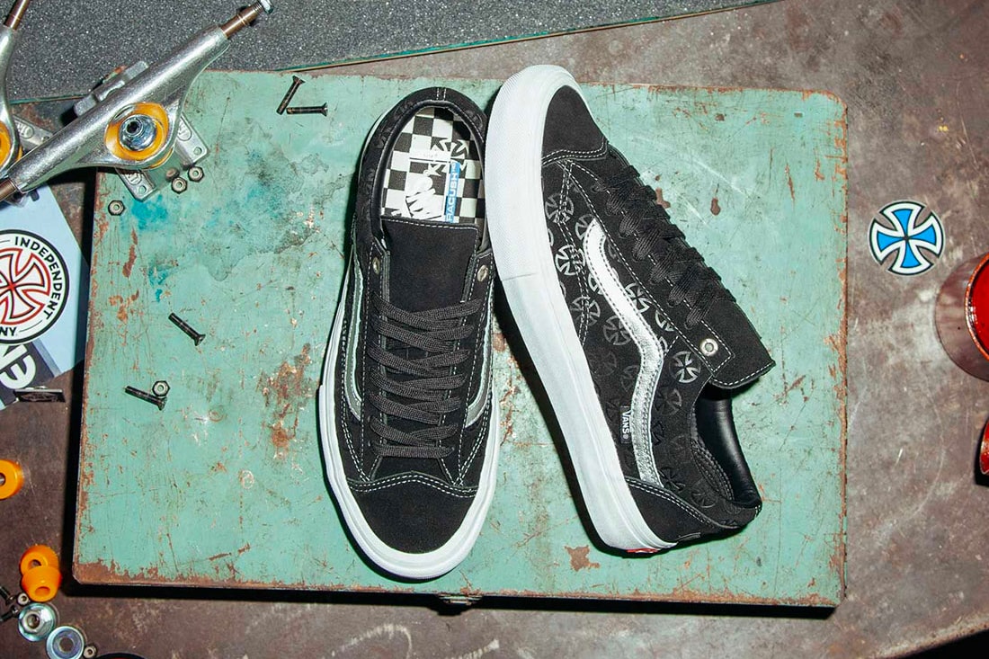 Independent Vans Style 36 Pro Release Date collab december 2018 black white silver sneaker 40 anniversary