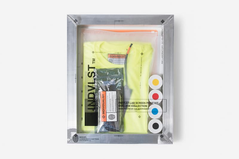 INDVLST LAB Screen Print Activation Kit Volume 1 One Release Virgil Abloh Neon Info Date