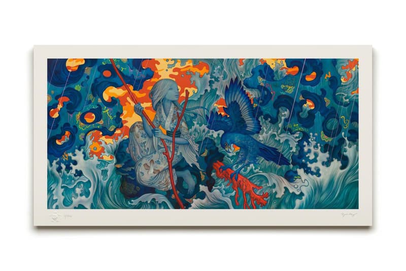 james jean adrift print giveaway artwork art artist hypebeast advent calendar giveaway artist proof