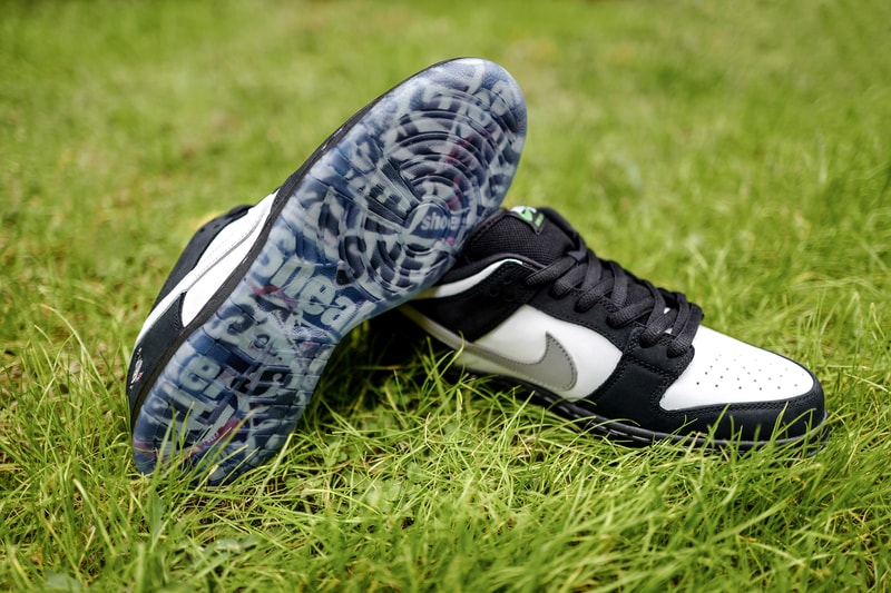 Updated Nike SB Pigeon Dunk Closer Look Black White Bamboo Panda jeffstaple