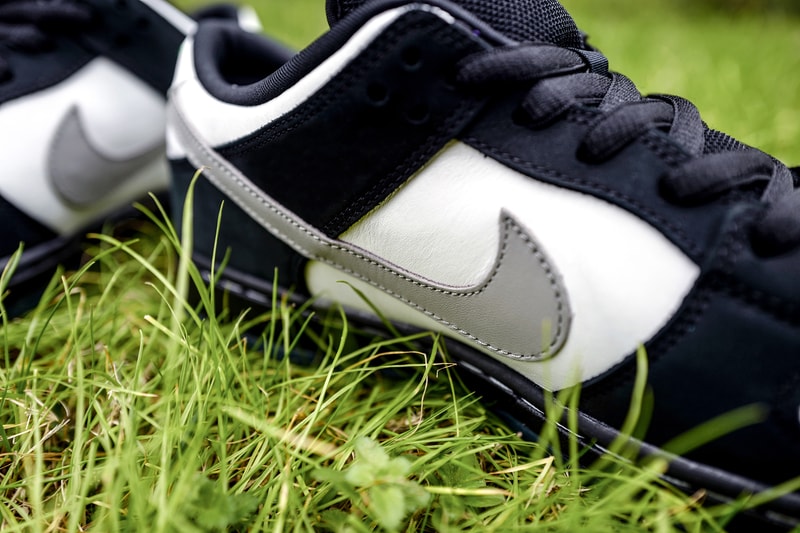 Updated Nike SB Pigeon Dunk Closer Look Black White Bamboo Panda jeffstaple