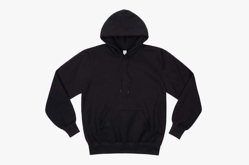 JJJJound J/95 black Hoodie Release logo white embroidery price restock justin saunders purchase online resell limited edition apparel men's size