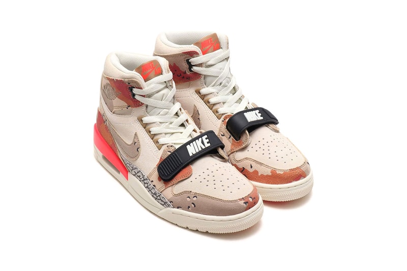 Don C jordan legacy 312 colorway collab sneaker desert camo sail infrared release date info AV3922-126