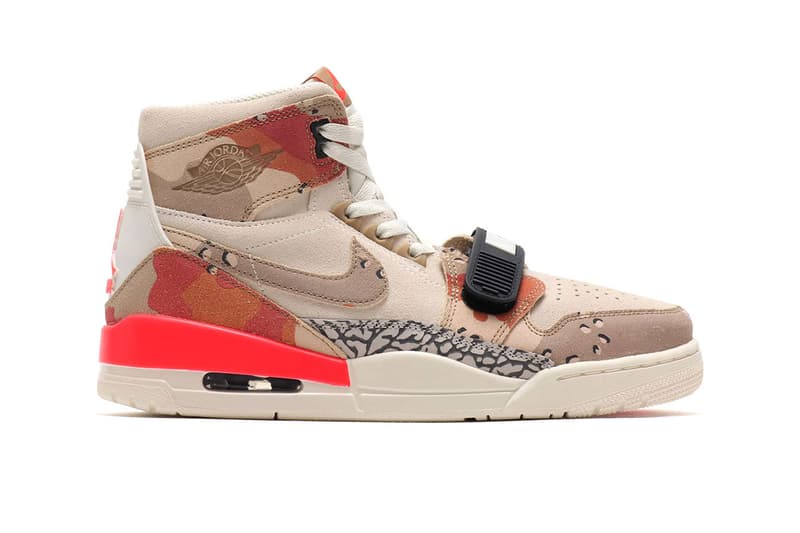 Don C jordan legacy 312 colorway collab sneaker desert camo sail infrared release date info AV3922-126