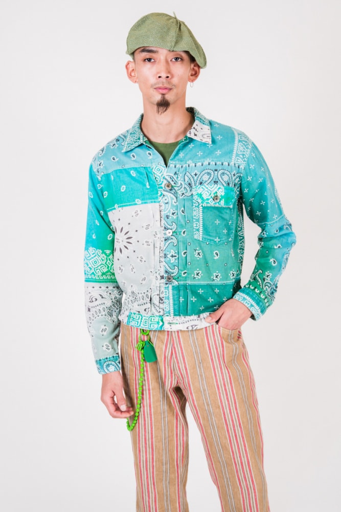 KAPITAL Bob Marley spring summer 2019 Collection denim kountry print jamaica reggae blue japan