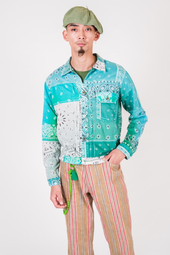 KAPITAL Bob Marley spring summer 2019 Collection denim kountry print jamaica reggae blue japan