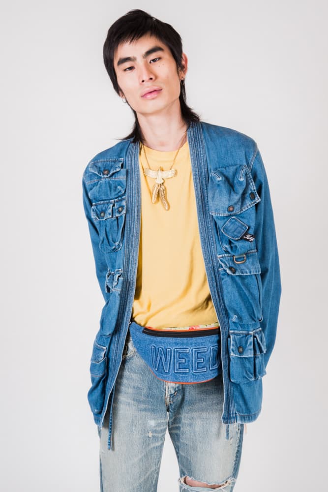 KAPITAL Bob Marley spring summer 2019 Collection denim kountry print jamaica reggae blue japan