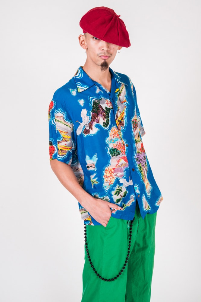 KAPITAL Bob Marley spring summer 2019 Collection denim kountry print jamaica reggae blue japan
