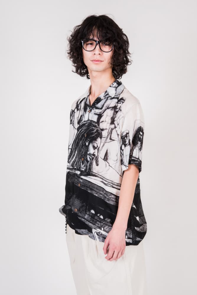 KAPITAL Bob Marley spring summer 2019 Collection denim kountry print jamaica reggae blue japan
