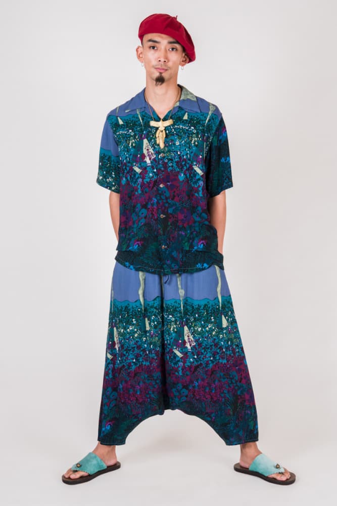 KAPITAL Bob Marley spring summer 2019 Collection denim kountry print jamaica reggae blue japan