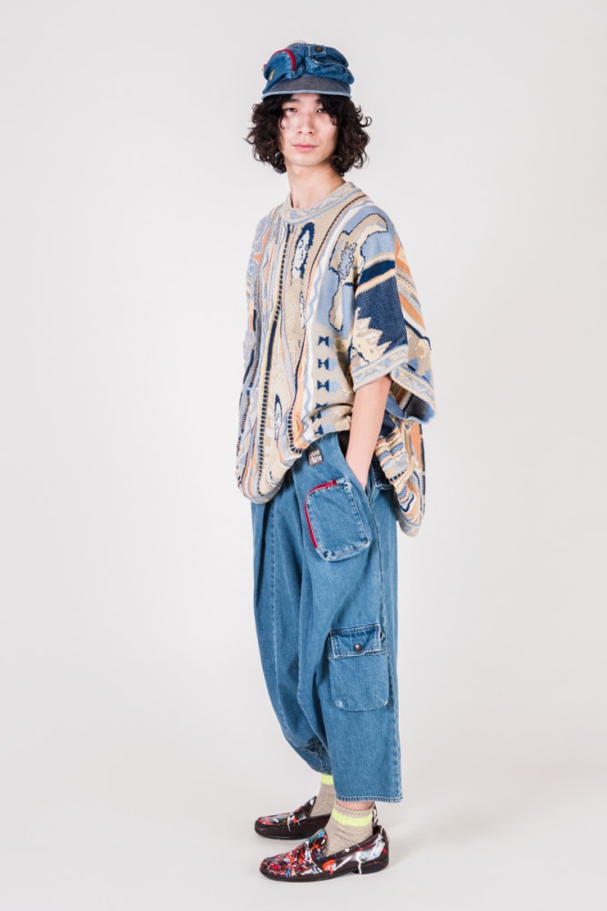 KAPITAL Bob Marley spring summer 2019 Collection denim kountry print jamaica reggae blue japan
