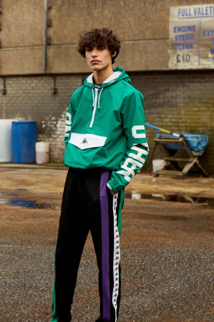 Kappa primavera 2019 homens mulheres usam coleção faixa terno 70s omni logo juventus lookbook coleção lançamento data info fevereiro 2019