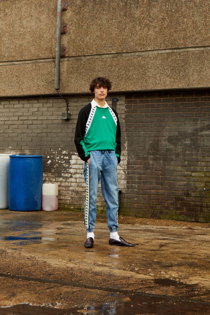 Kappa primavera 2019 homens mulheres usam coleção faixa terno 70s omni logo juventus lookbook coleção lançamento data info fevereiro 2019