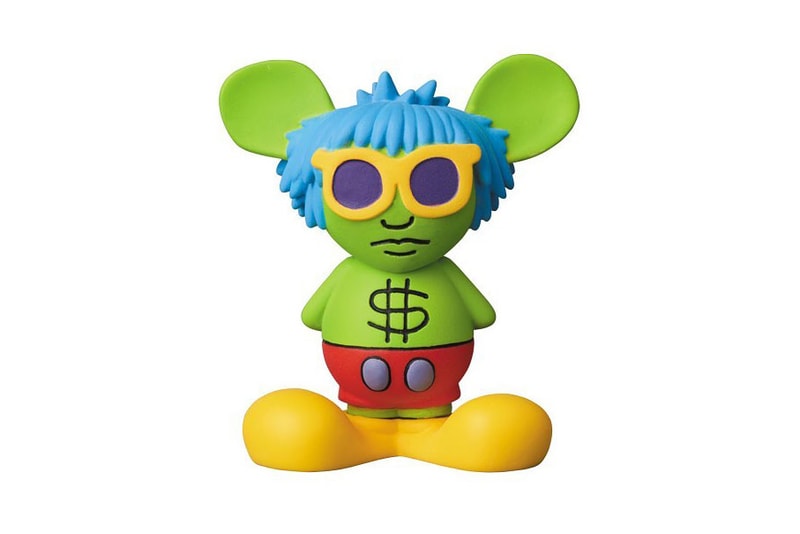 keith haring medicom toy figure collectible barking dog three eyed face radiant baby andy mouse flying devil release date buy
