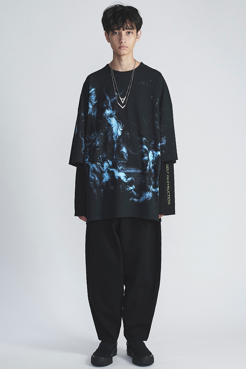 Lad Musician spring summer 2019 collection lookbook paint francisco meilino christopher wool joy division