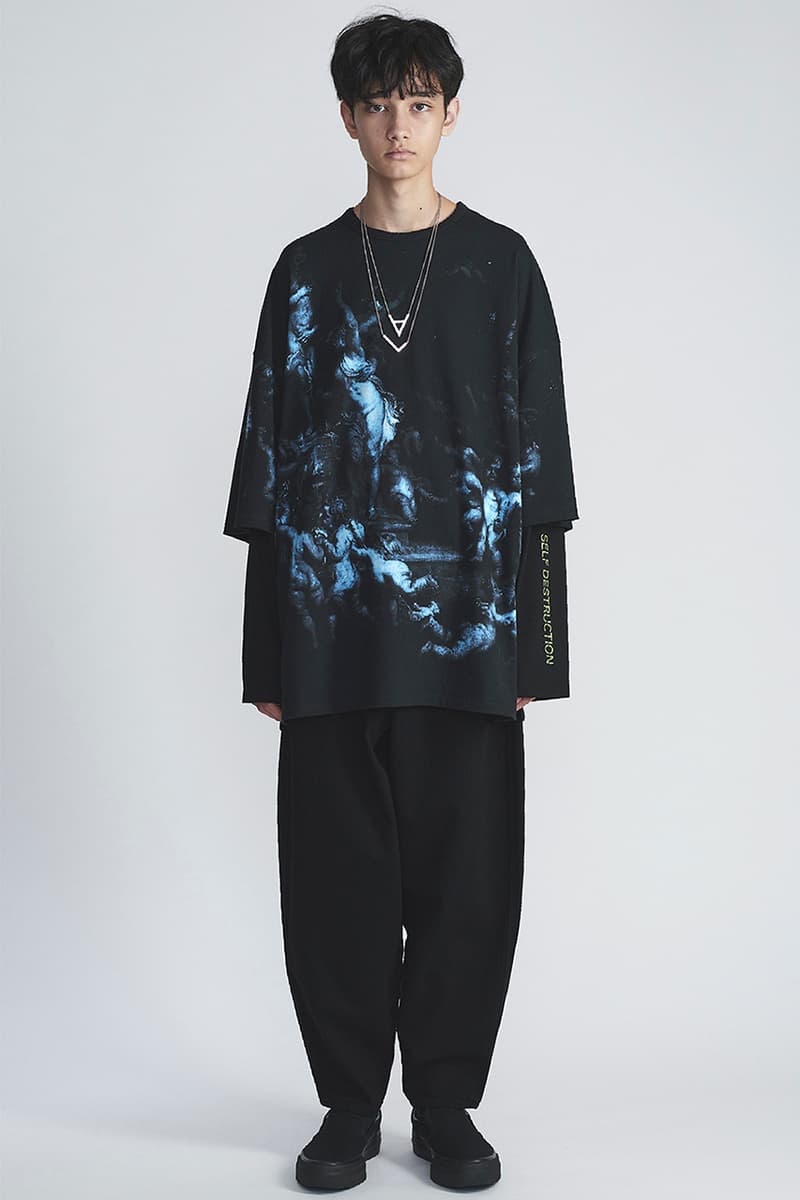 Lad Musician spring summer 2019 collection lookbook paint francisco meilino christopher wool joy division